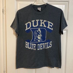 Duke Blue Devils Mens T Shirt Sz L Blueish Grey